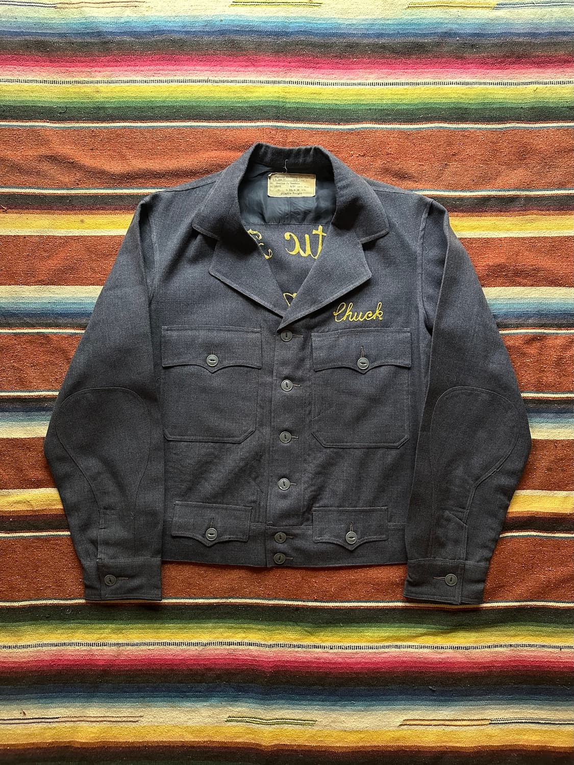 Dead Stock 50s USA Wool Work Jacket 상품이미지1