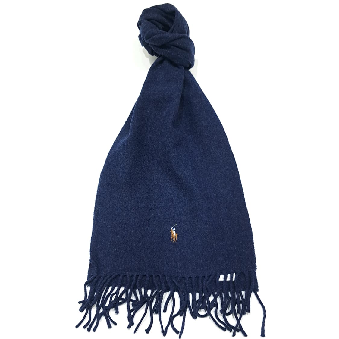 MX504 폴로 00s 이태리판 울 멀티포니 네이비 머플러 목도리 상품이미지1
