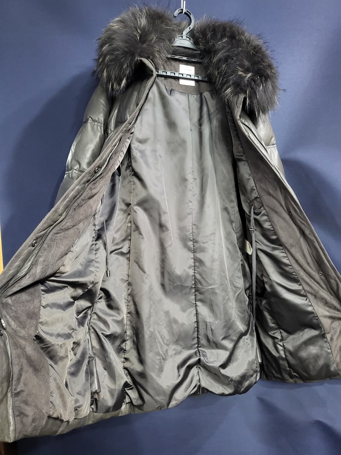 샤트렌 덕다운 모피 양가죽 패딩 상품이미지7