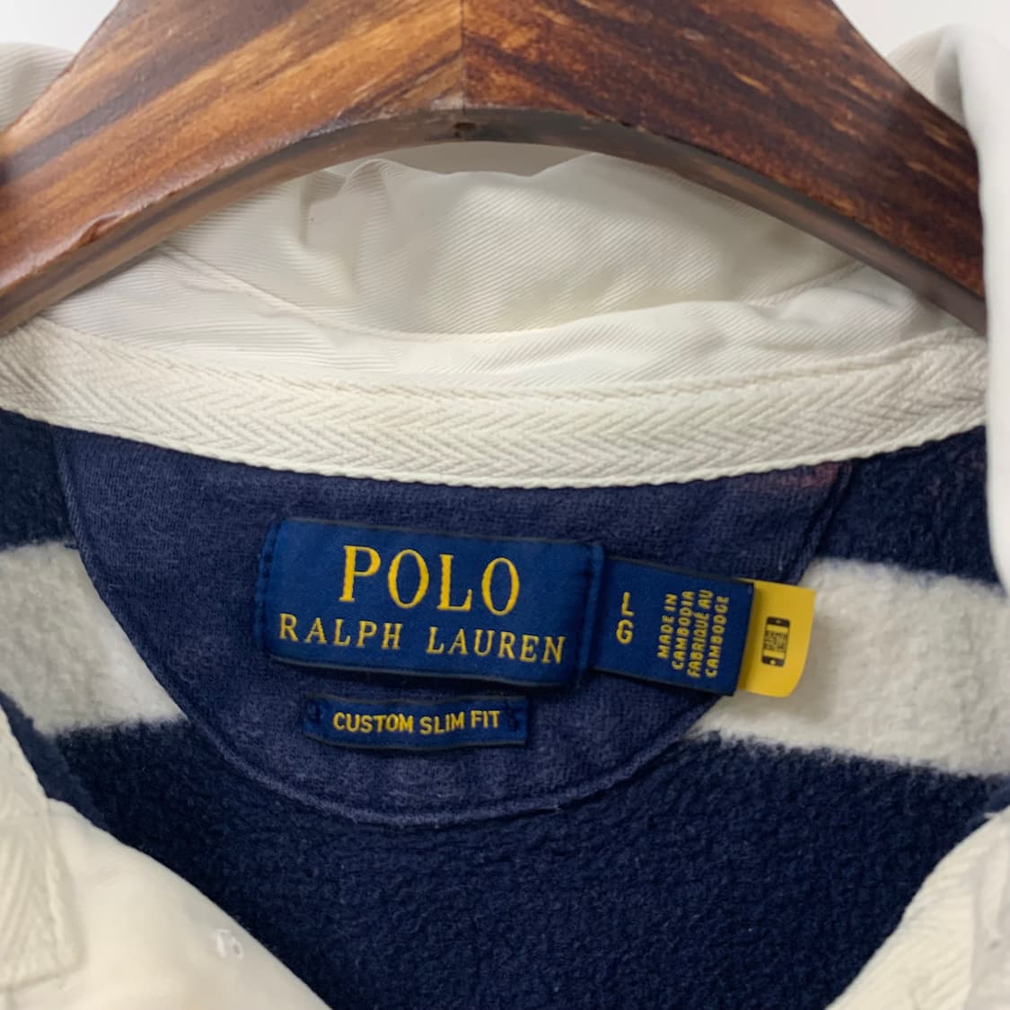 폴로 랄프로렌 스트라이프 럭비티 카라 티셔츠  상품이미지6