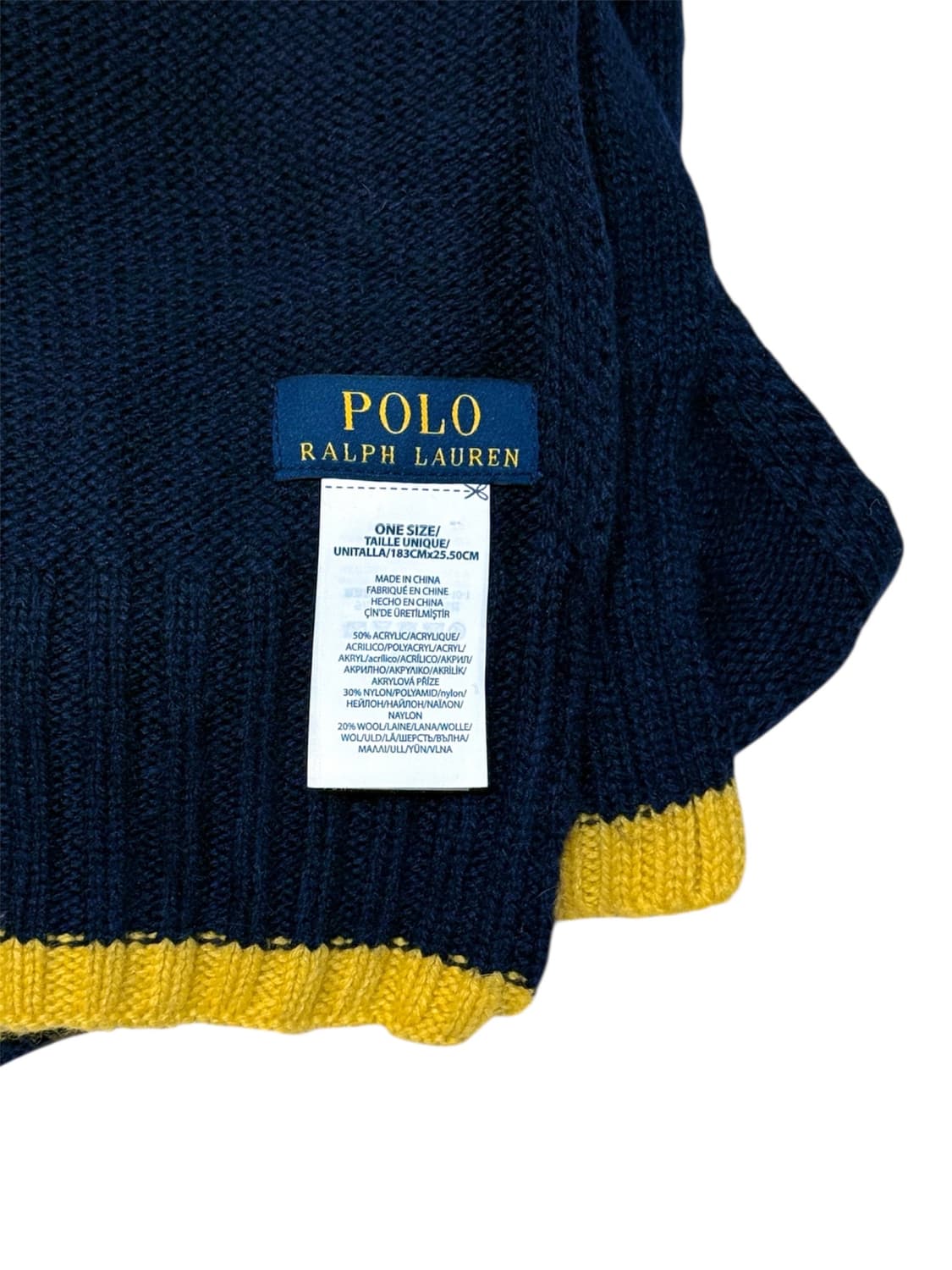 폴로 랄프로렌 폴로 베어 니트 머플러 상품이미지4