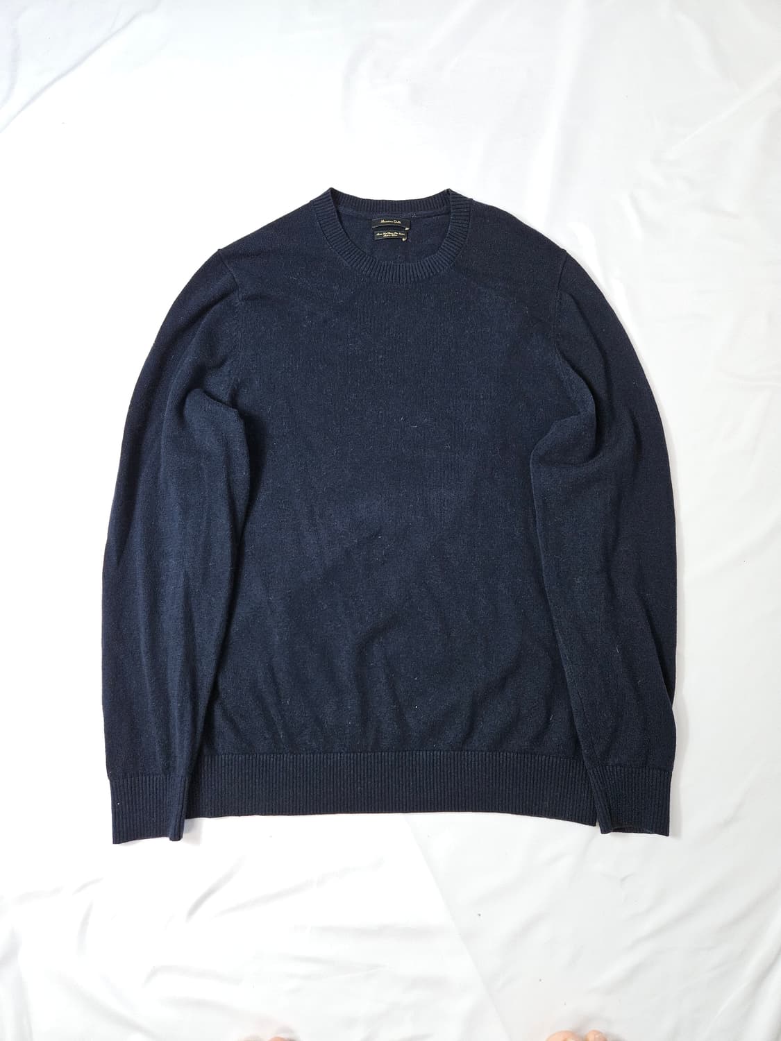 마시모두띠 메리노울 니트 스웨터 라운드넥 옴므 L 상품이미지1