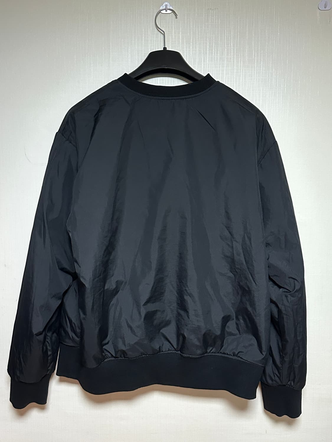 유스 youth 리버시블 헤링본 & 패딩 맨투맨 M/100-105블랙 상품이미지4