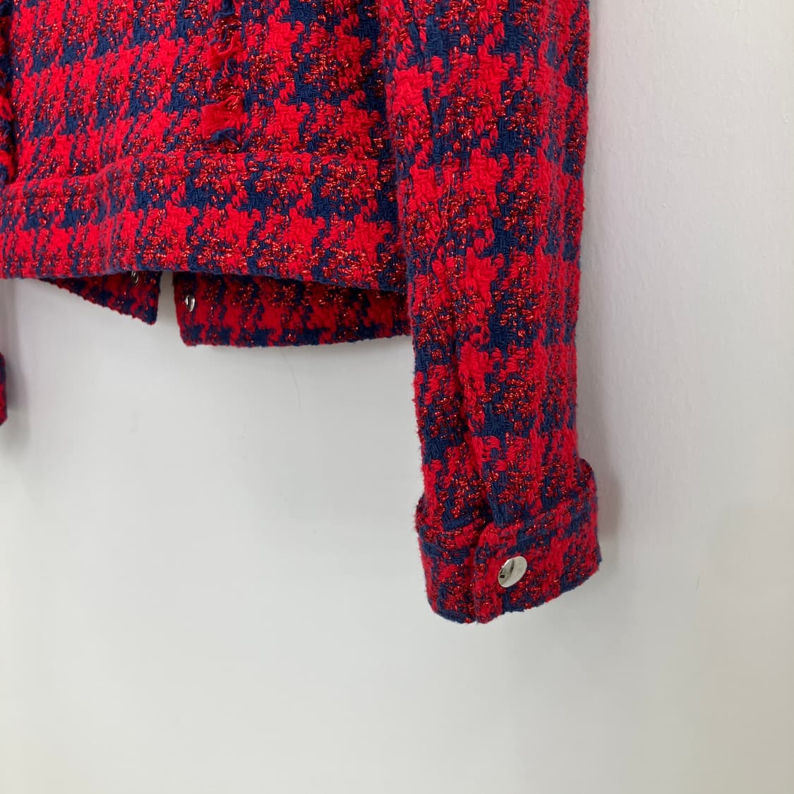 이로 레드 트위드 자켓 상품이미지4