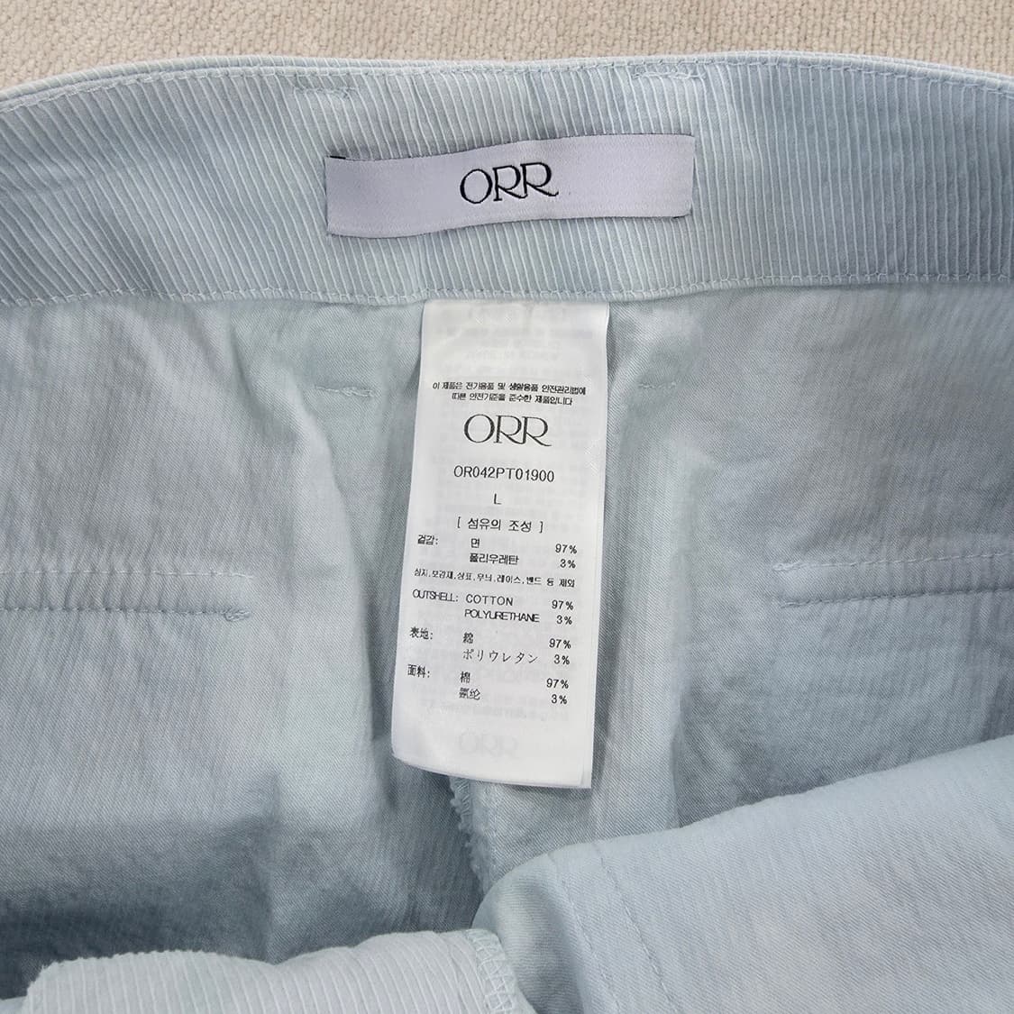 [L] 오르 코튼 얇은 코듀로이 면바지 0127J 상품이미지3