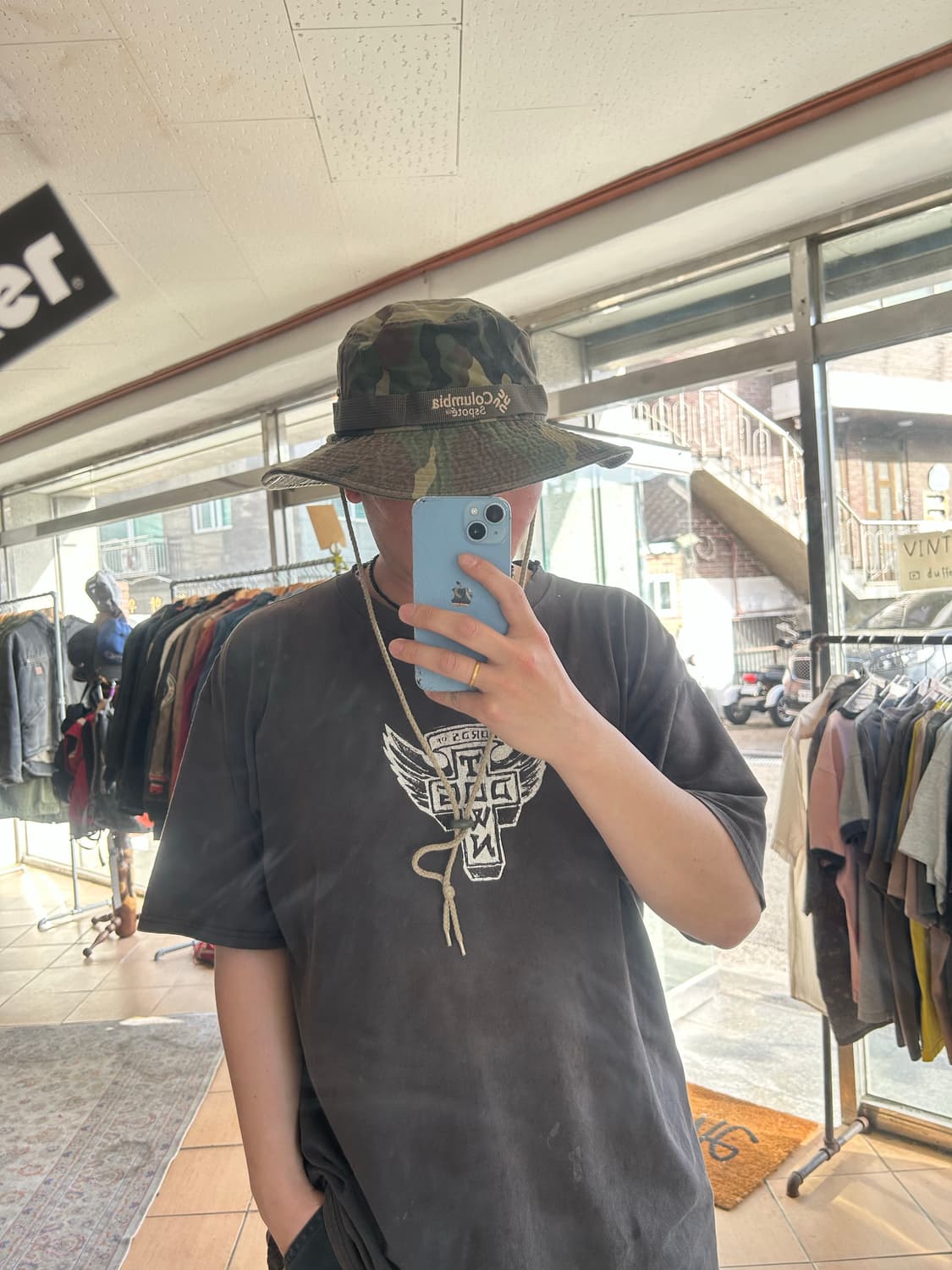 00‘s 컬럼비아 카모 부니햇 상품이미지6