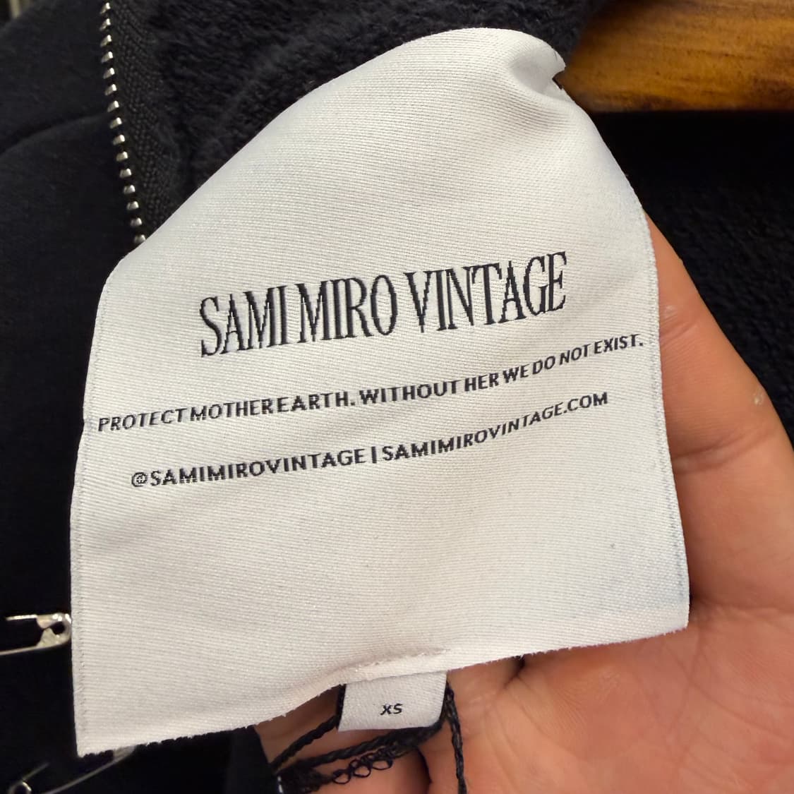 SAMI MIRO VINTAGE 사미미로 빈티지 크롭 하프 집업 XS 상품이미지7