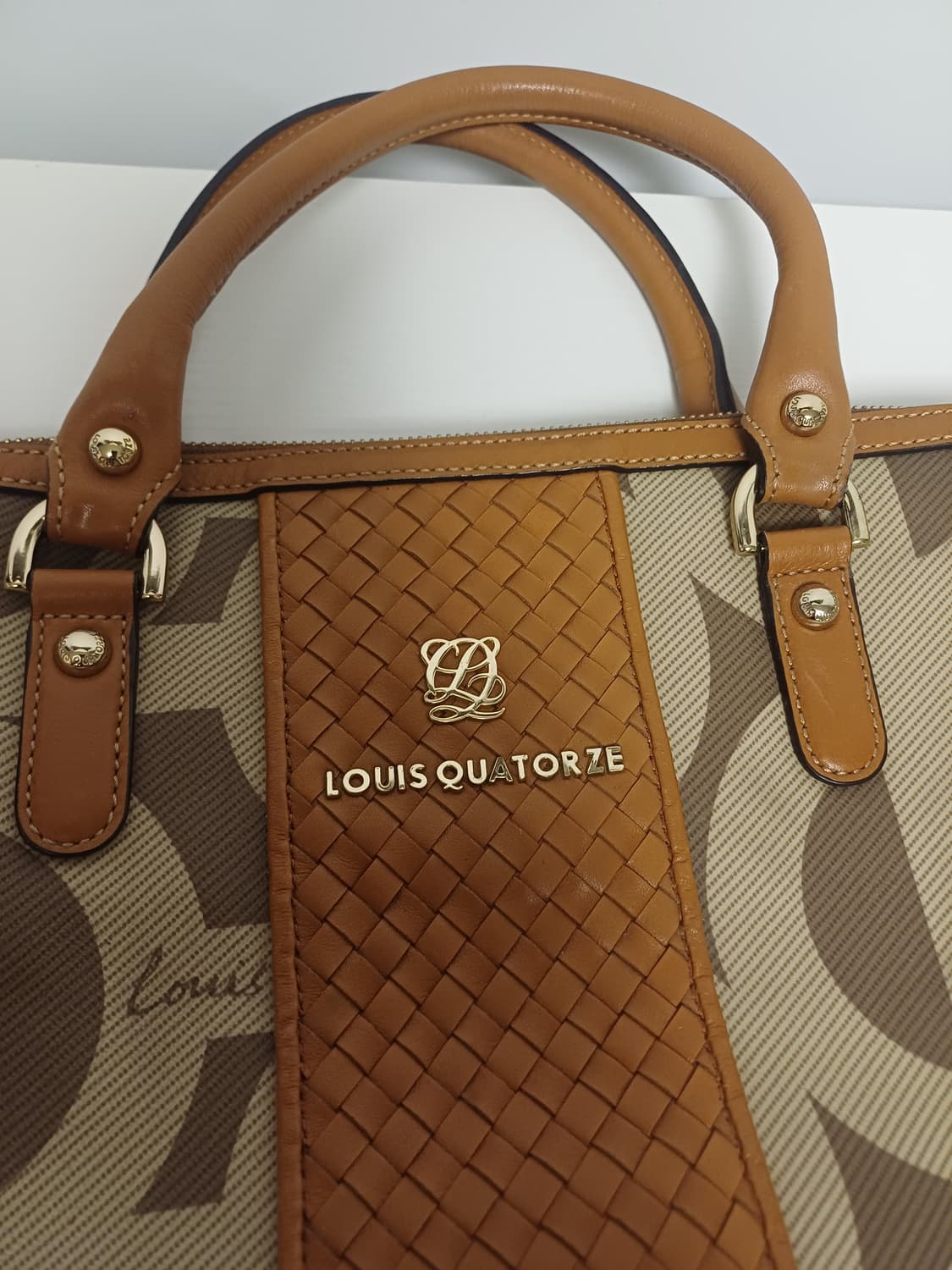 루이까또즈 빈티지 모노그램 위빙 2-way 토트백 상품이미지4