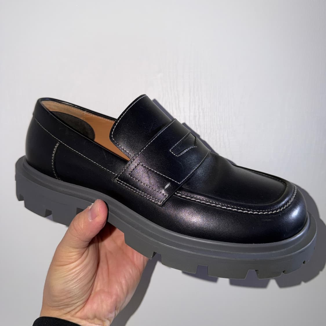 메종 마르지엘라 스티치 스퀘어토 로퍼 41 (250-255) 상품이미지10