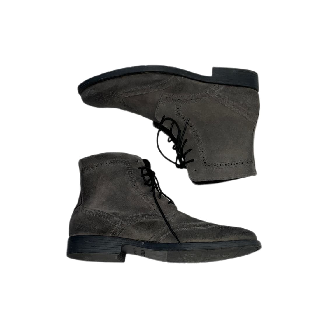 허쉬파피 웨스턴 빈티지 레더 윙팁 부츠 상품이미지3