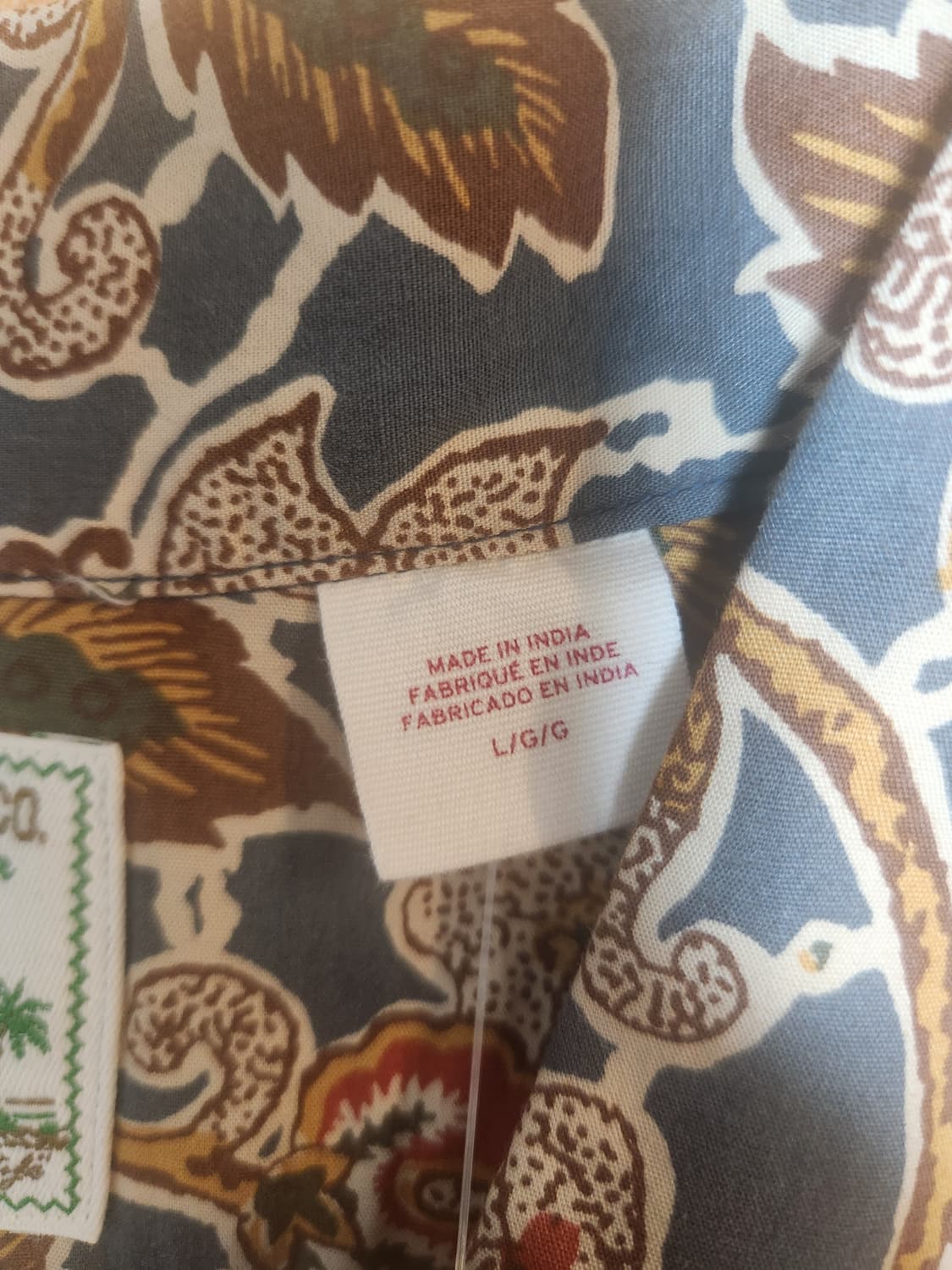 리바이스 인도산 셔츠 새상품 L 상품이미지2