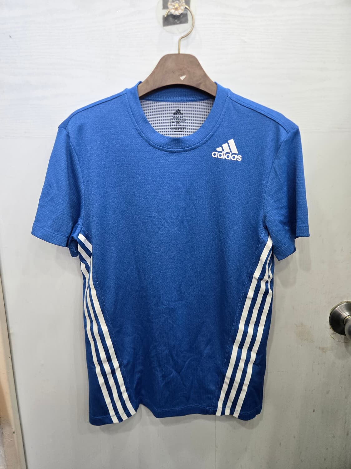 100,L )) adidas 아디다스 파랑 반팔티셔츠!~ 색상이뻐요 ㅎㅎ 상품이미지1