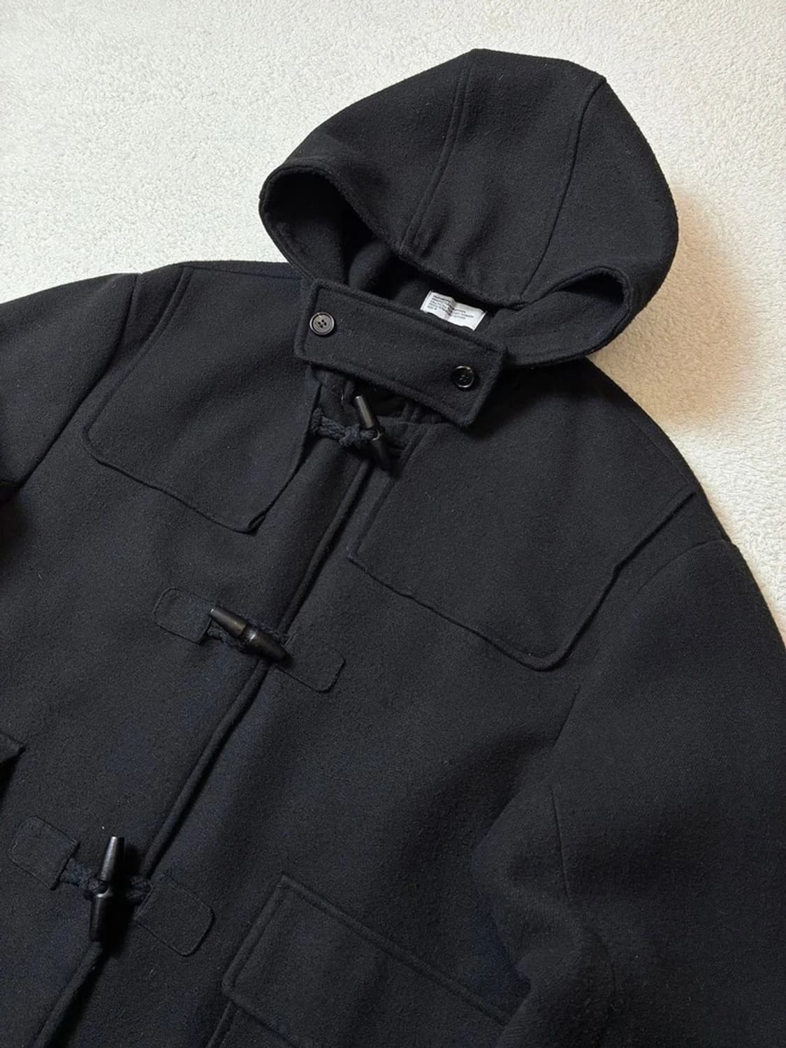 파르티멘토 오버사이즈 멜톤 콘보이 더플 코트 PN7296 상품이미지2