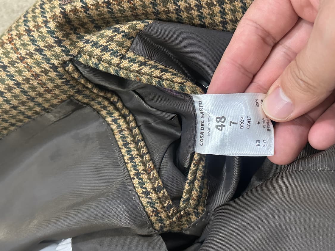 까사델사르토 유로텍스원단 자켓 / 링자켓, 수트서플라이 상품이미지4