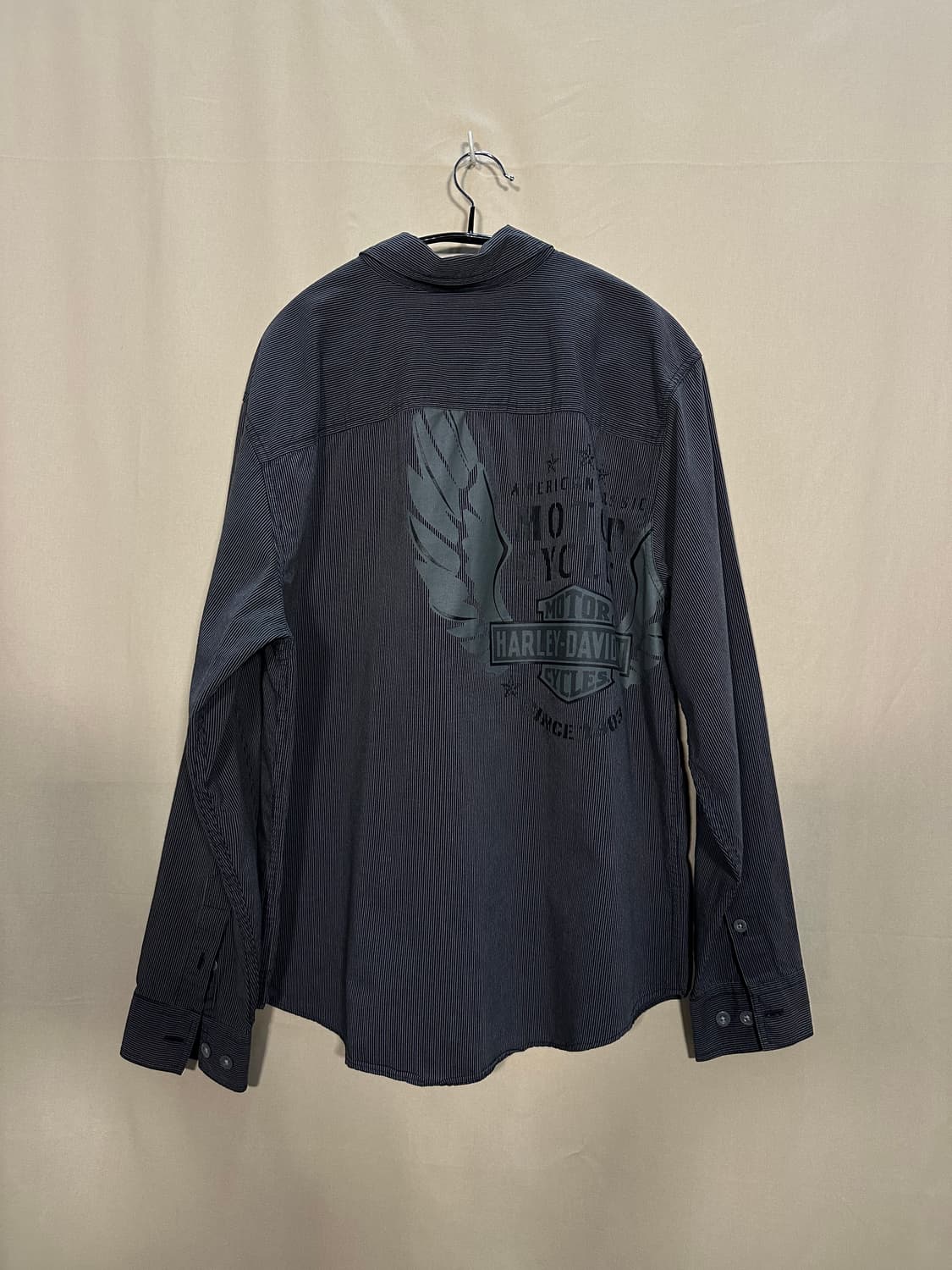 할리데이비슨 스트라이프 셔츠 처분  상품이미지3