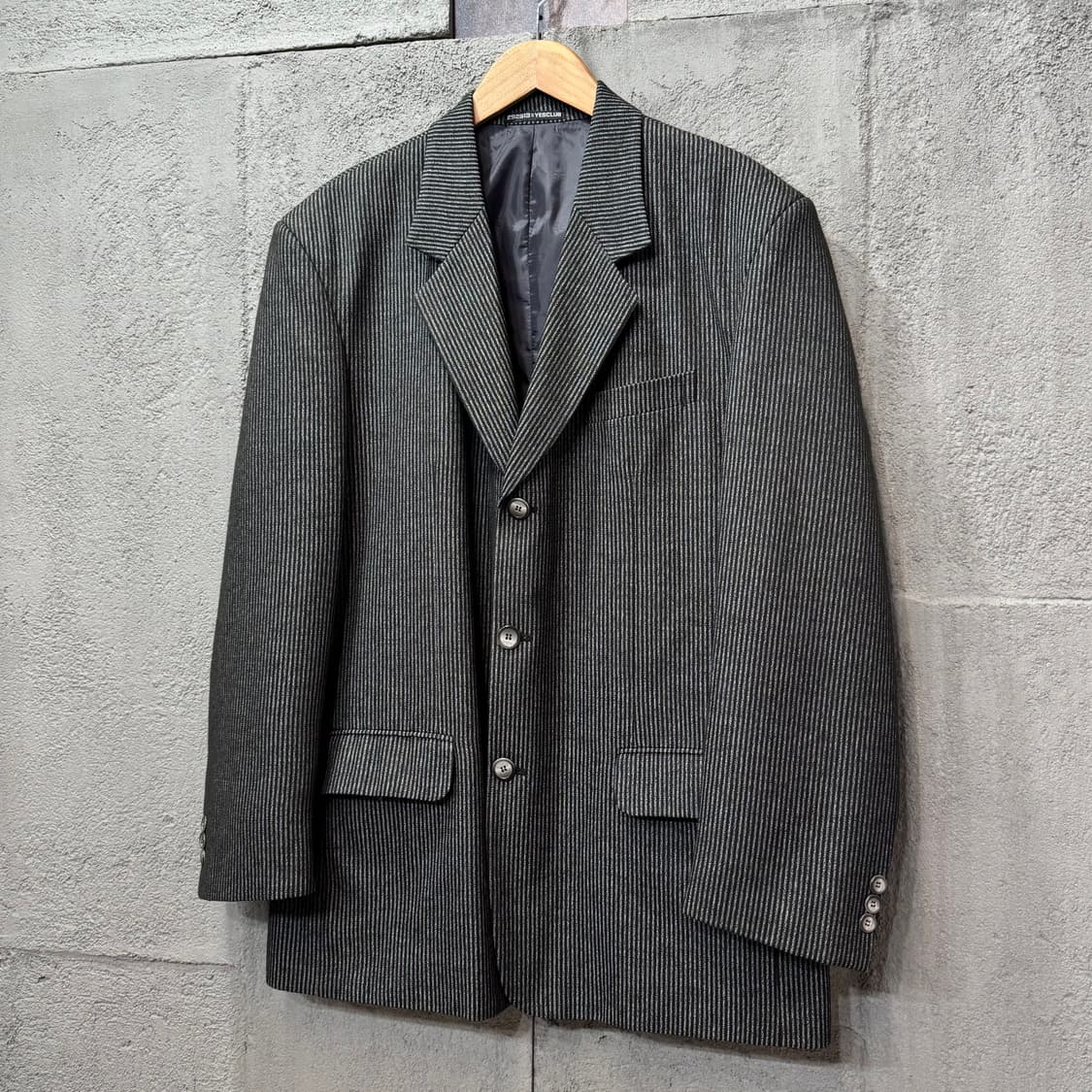 292513=YESCLUB 스트라이프 블레이저 자켓 (XL)   상품이미지1