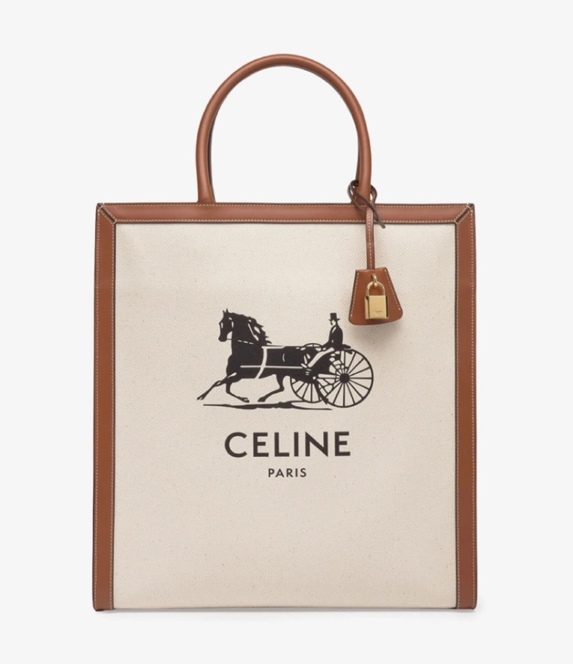 셀린느 라지 버티컬 카바스 토트백 내추럴 탄 새상품 상품이미지2