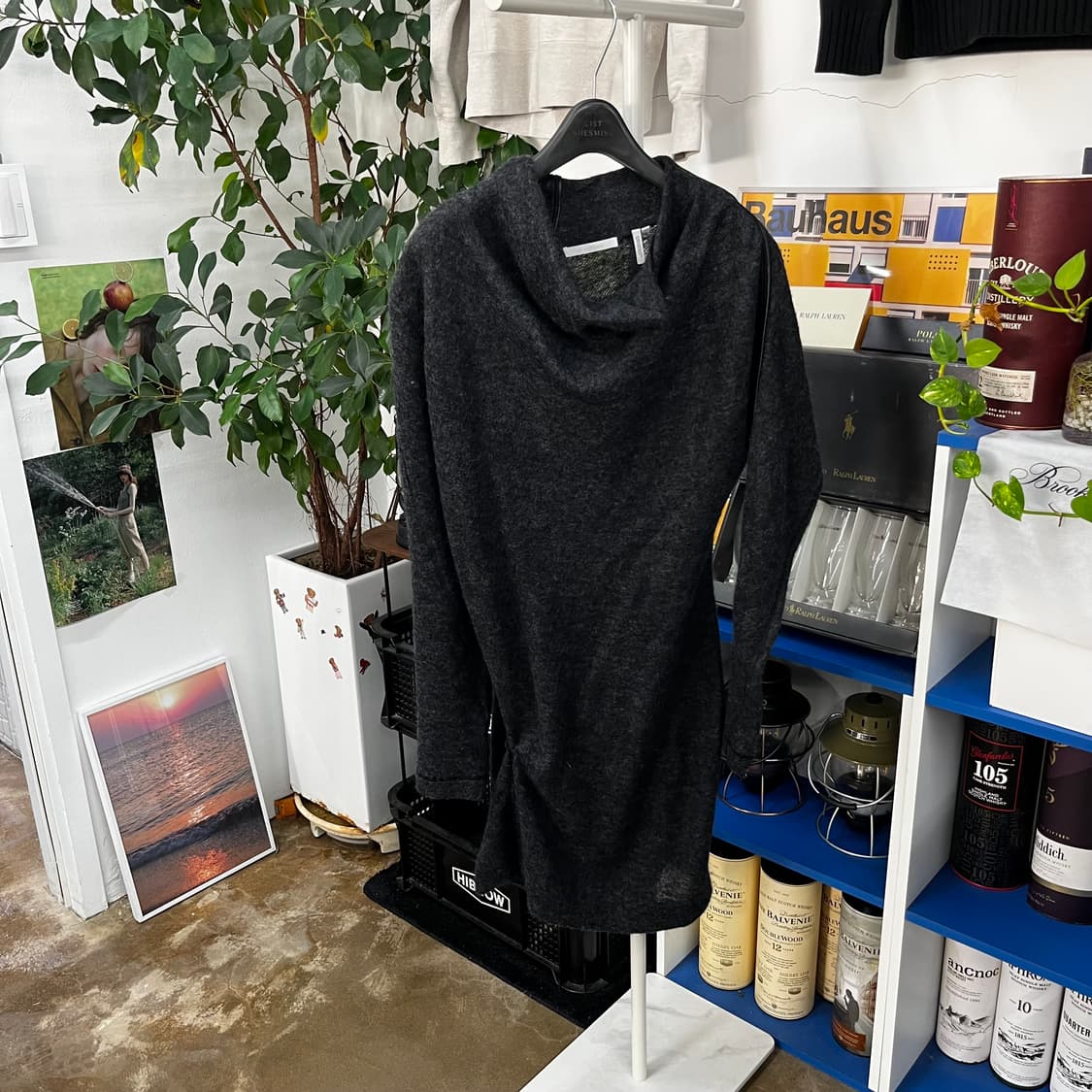 헬무트랭 비대칭 울원피스 S 상품이미지1