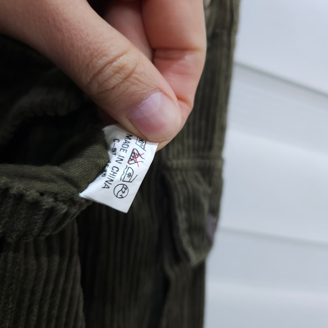 90s HOUSTON 데드스탁 코듀로이 몽키팬츠-우먼26-27정도 상품이미지9