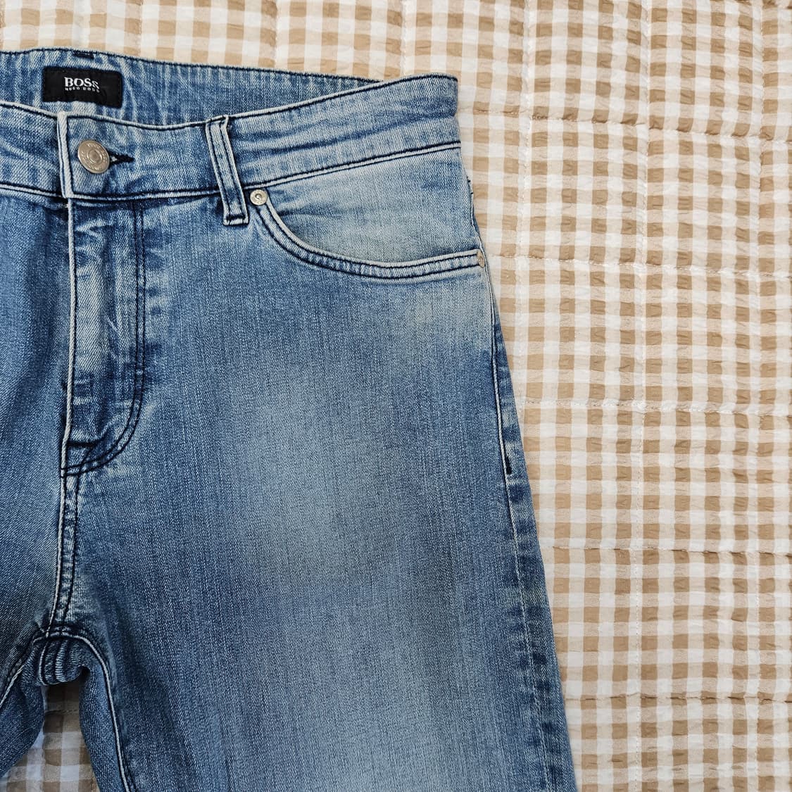 휴고보스 스판 데님 청바지 남자33 상품이미지3