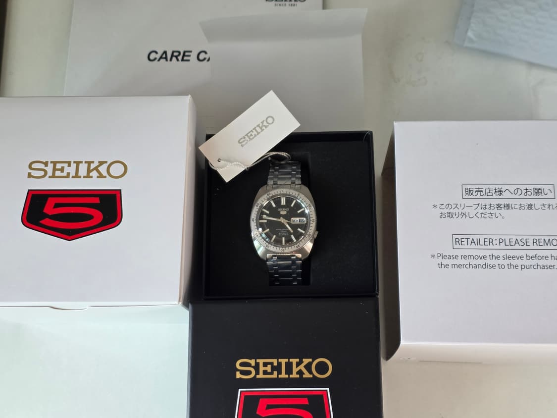 세이코 진크란츠 블랙 래커 SRPL93 상품이미지3