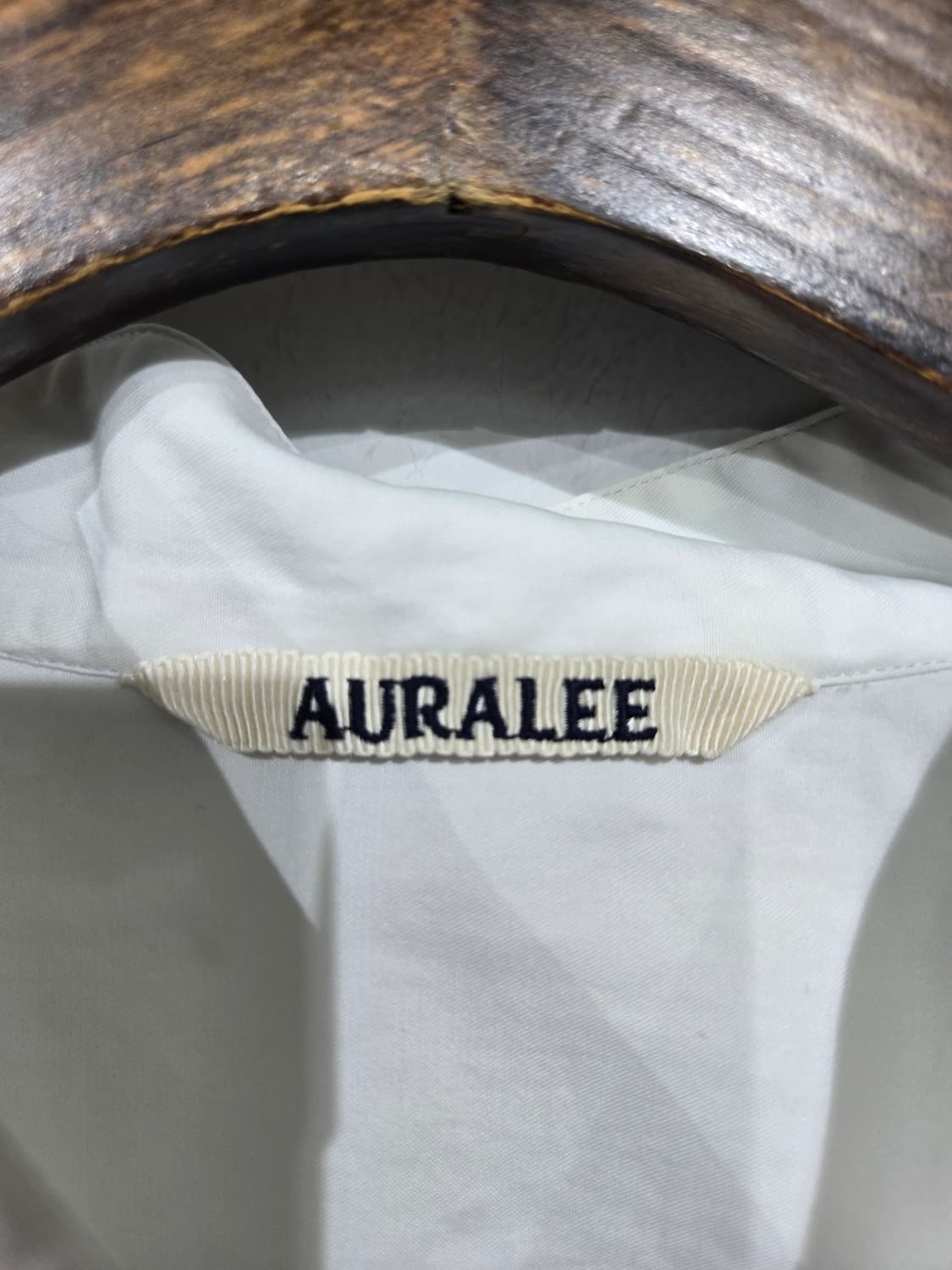 오라리 화이트 차이나카라 밴드카라 셔츠 상품이미지5