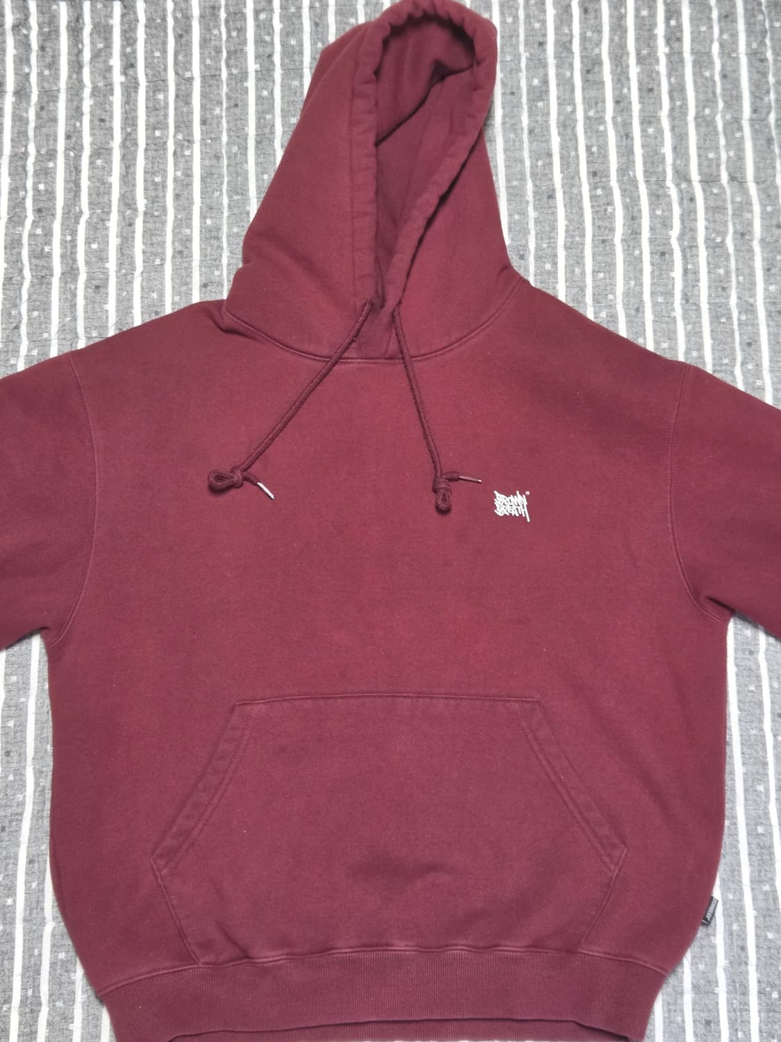 브라운브레스 버건디후드티s 상품이미지2