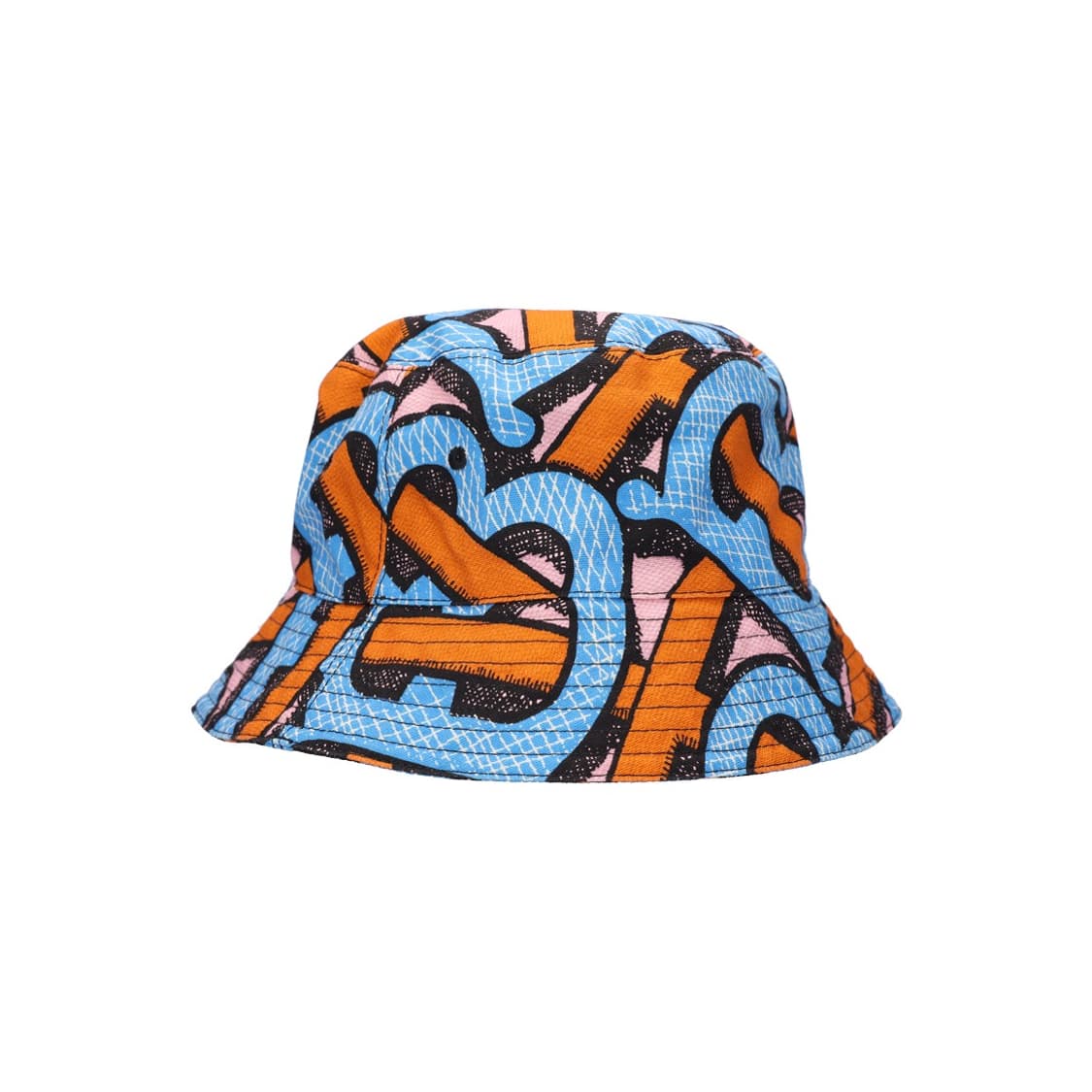 버버리 8033707 모노그램 버킷햇 블루 오렌지  상품이미지1