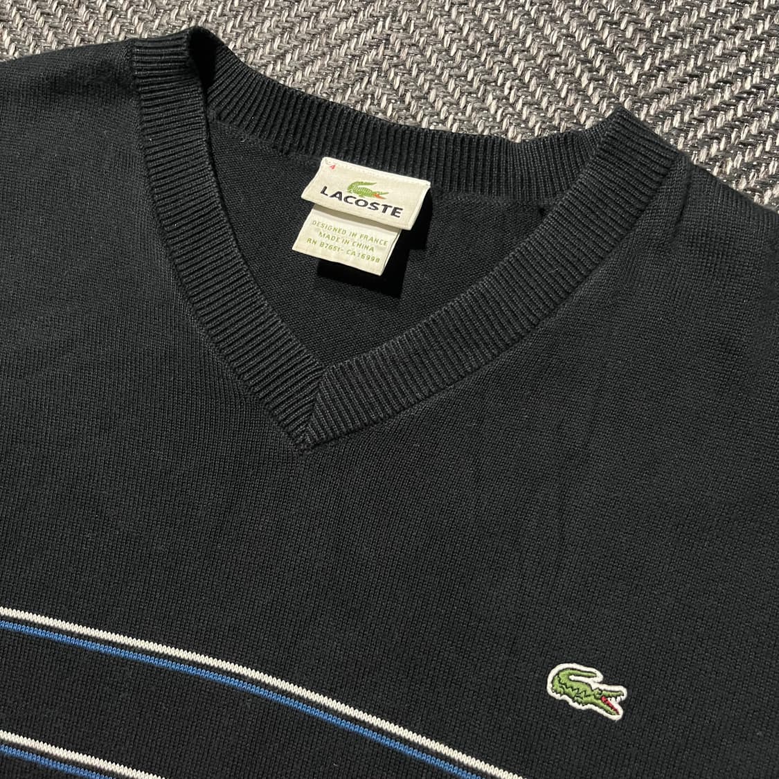 LACOSTE 라코스테 브이넥 니트 상품이미지3