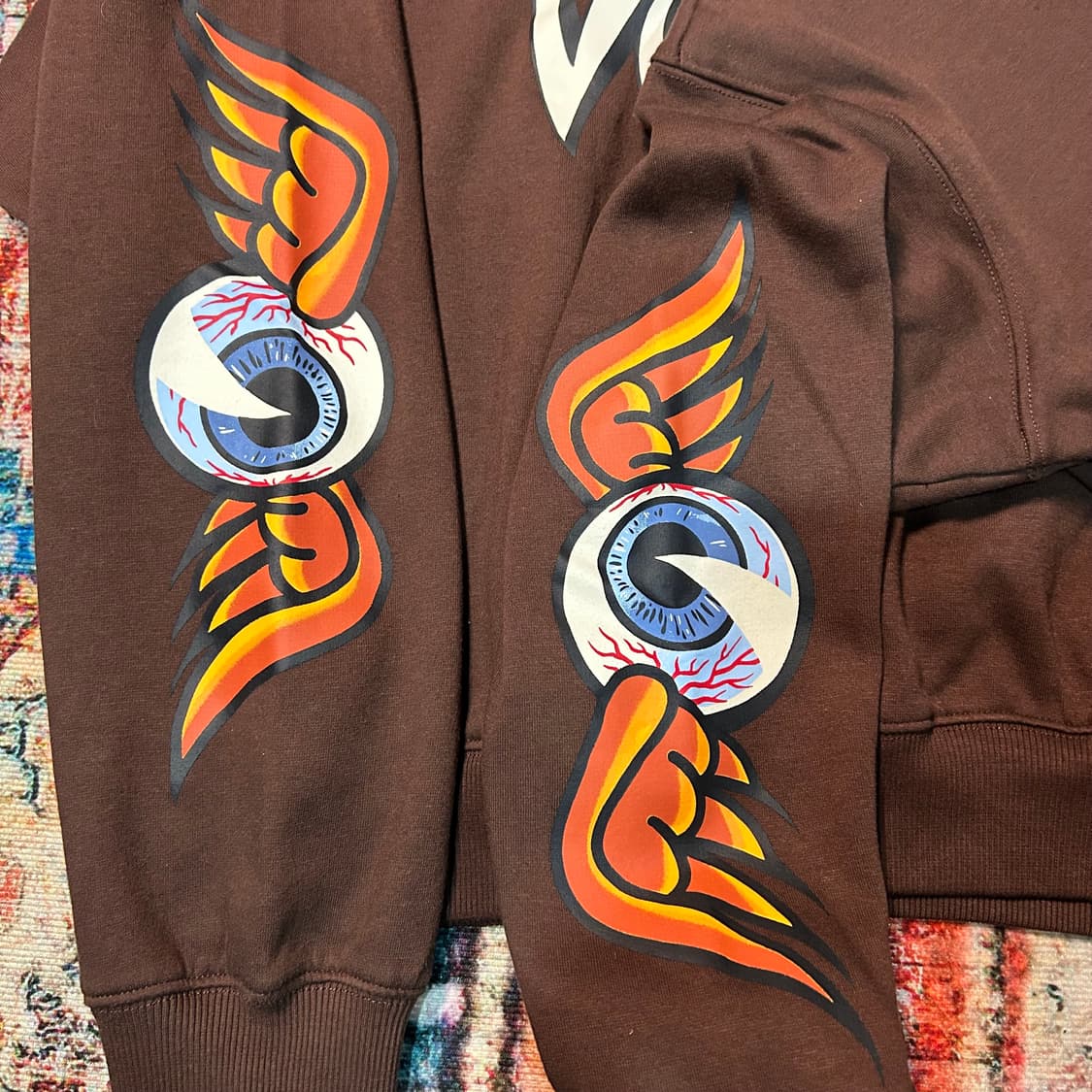 [L] 본더치 로고 프린팅 크롭핏 맨투맨 상품이미지4