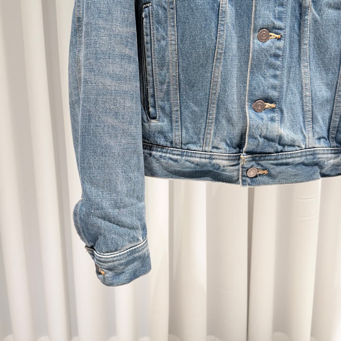 (A+/S) / 셀린느 백로고 후드 데님 청자켓 상품이미지5