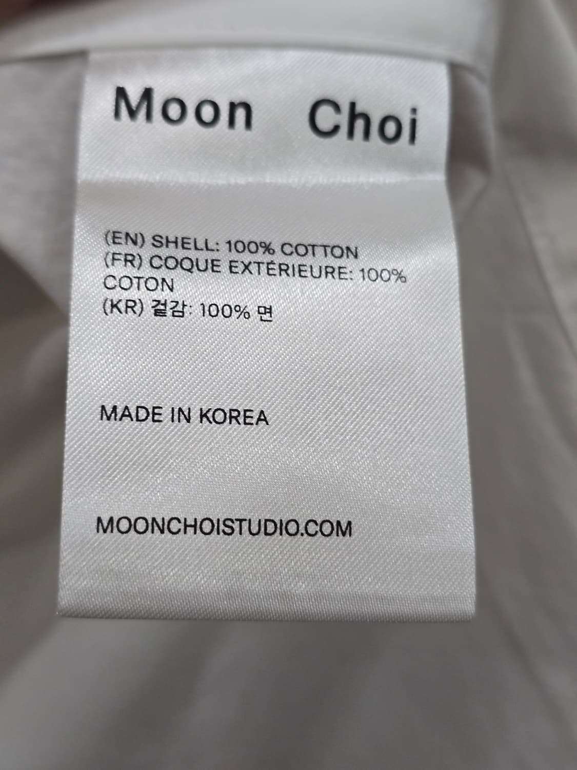 Moon Choi 화이트 롱 셔츠 원피스 (문초이) 상품이미지7