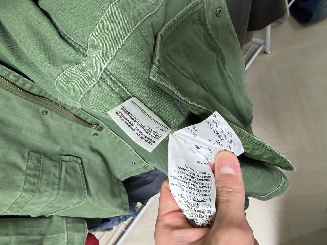 리바이스 밀리터리 필드자켓 파카 올리브 그린 L 상품이미지5