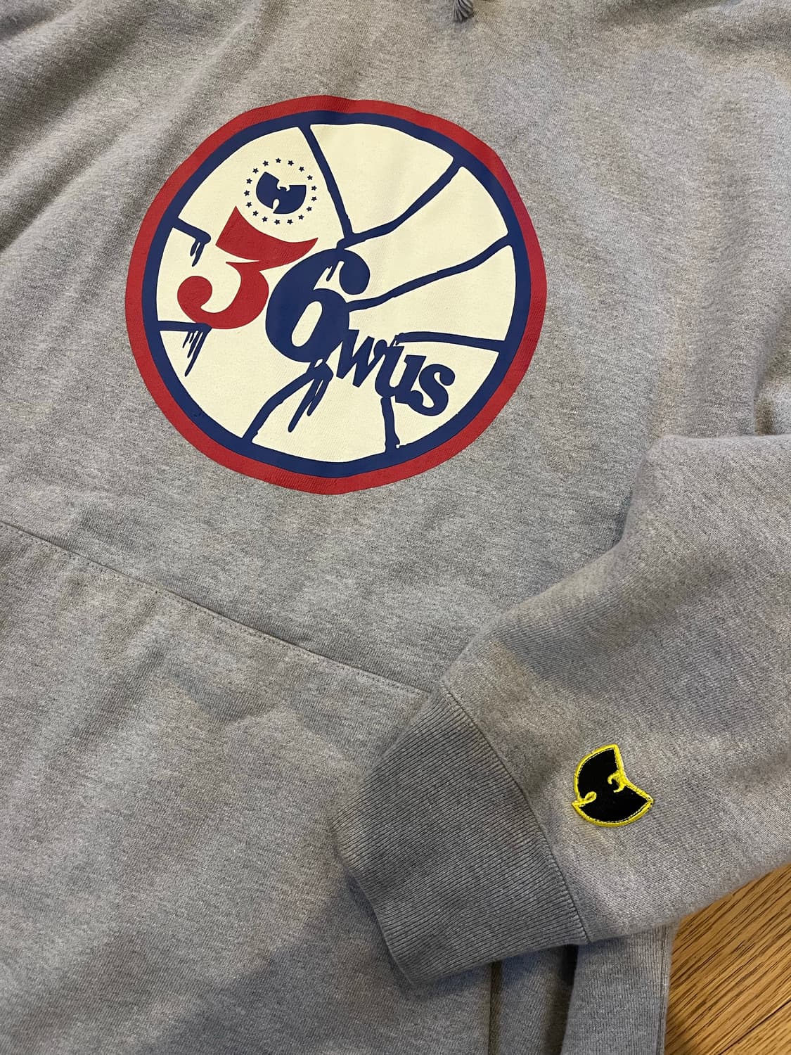 빈티지 00s 우탱클랜 76ers 후드 상품이미지3