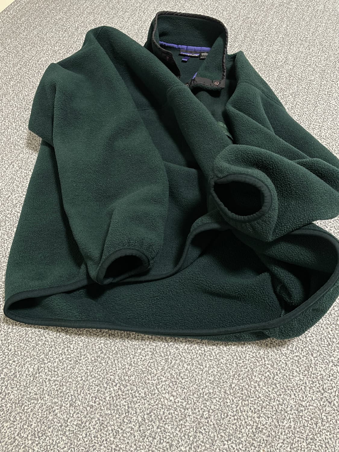 [XL] 90s 파타고니아 신칠라 다크 그린 플리스 풀오버 상품이미지5