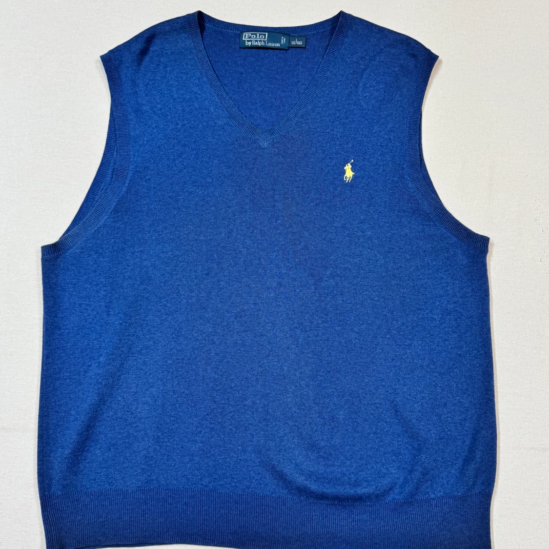 L) 폴로 랄프로렌 코튼 니트 조끼 베스트 상품이미지2