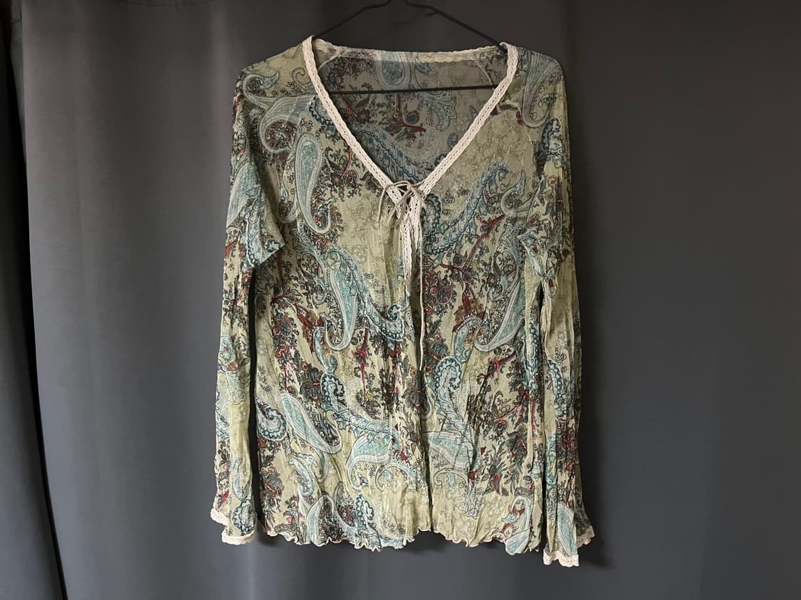 빈티지 보헤미안 블라우스 상품이미지1