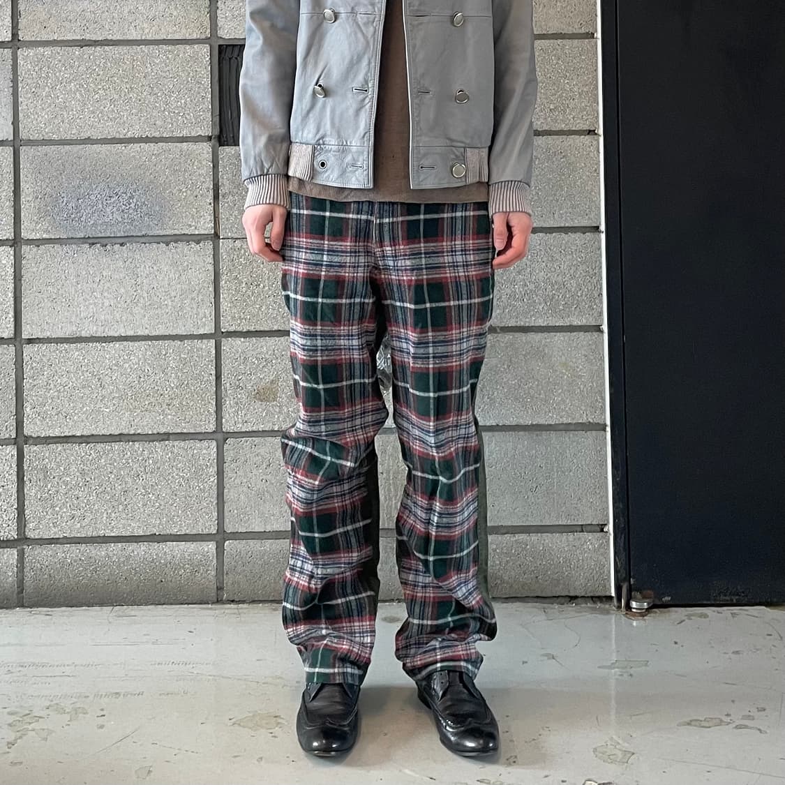 꼼데가르송 셔츠 체크 팬츠 상품이미지3