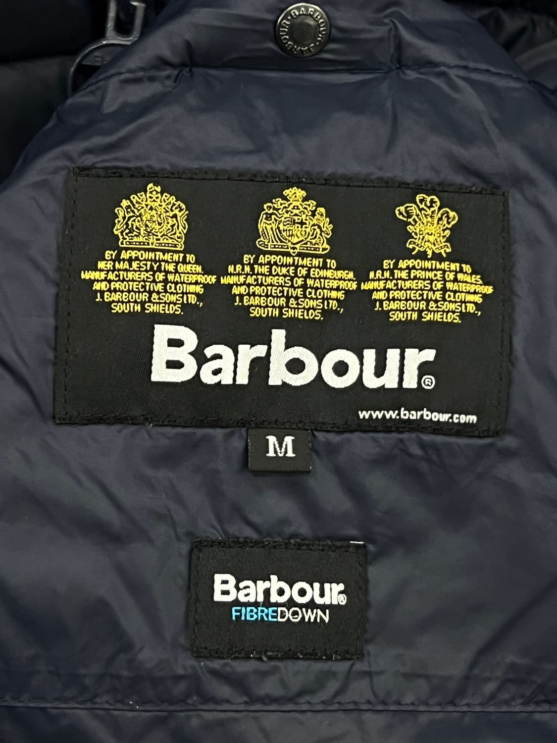 바버 브렛비 네이비 패딩 베스트 상품이미지7