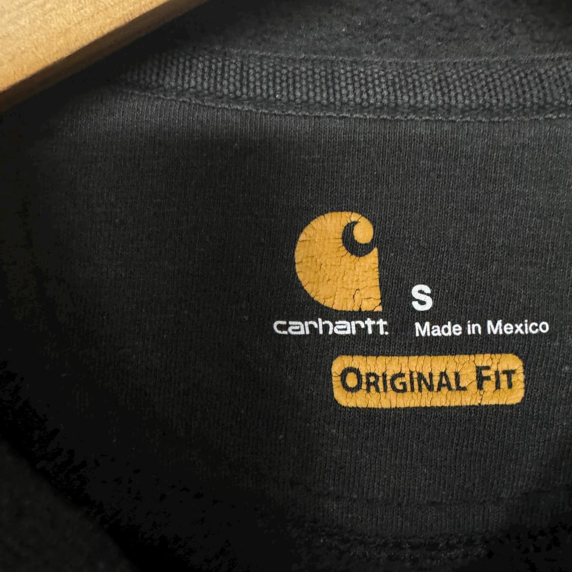 칼하트 로고 후드집업 상품이미지3