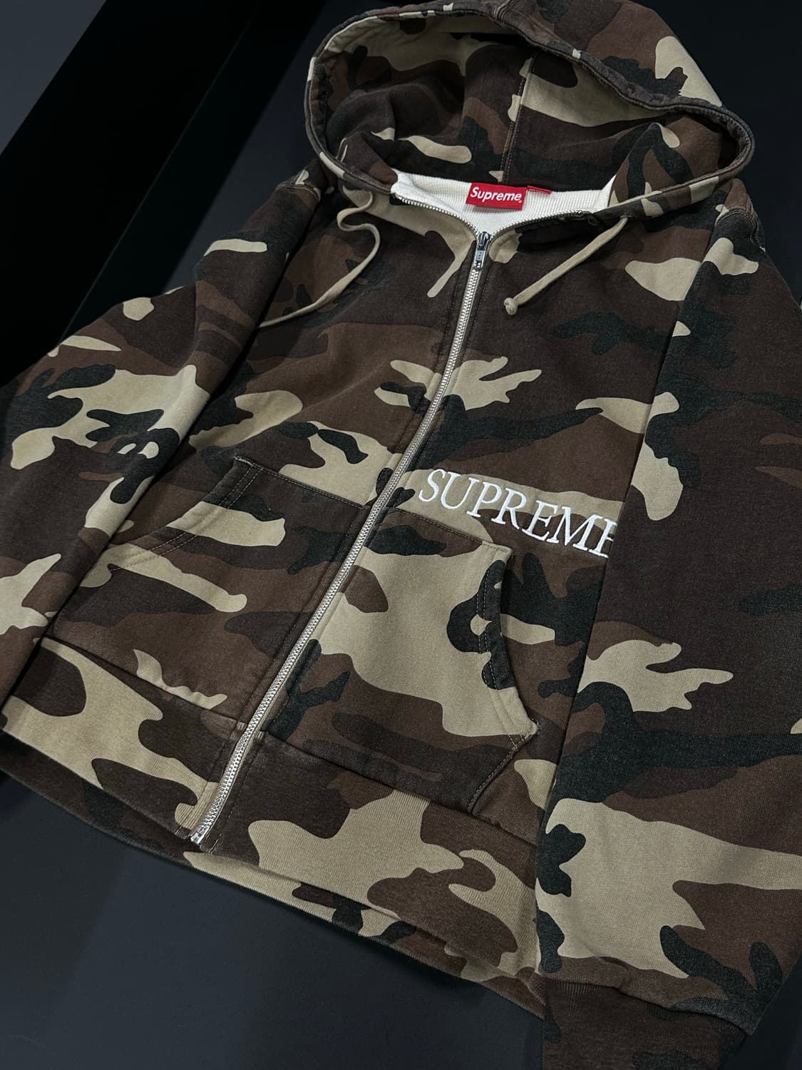 슈프림 써멀 카모 후드 집업 상품이미지4