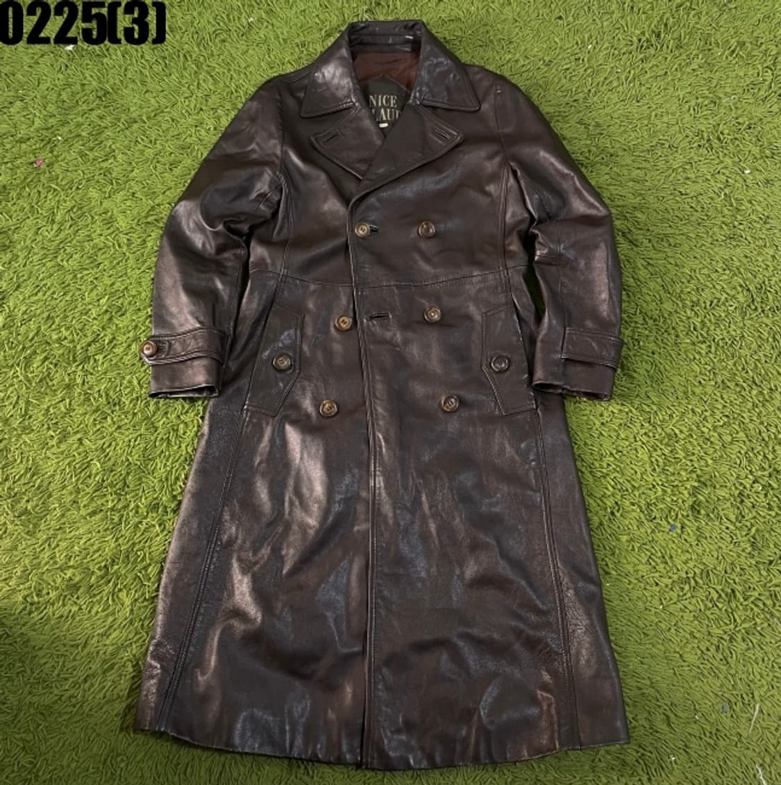 빈티지 레더 코트 상품이미지1