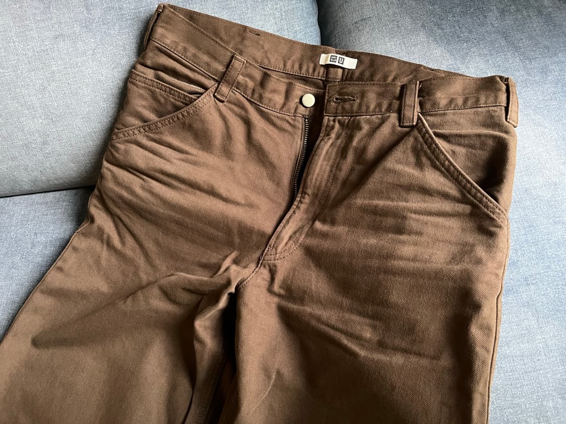 UNIQLO U BROWN DENIM PANTS 상품이미지1