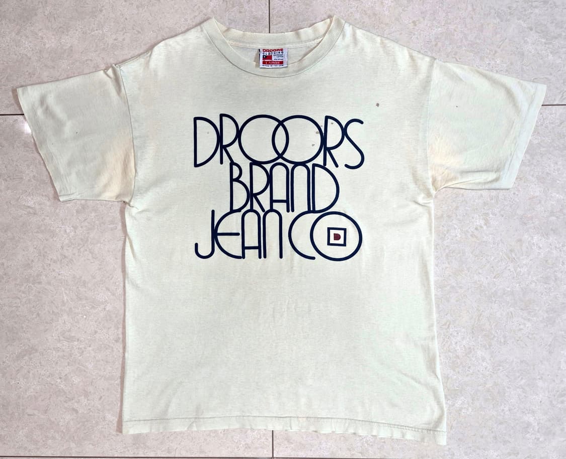 90s DROORS BRAND JEAN CO. Logo T-SHIRT 상품이미지1