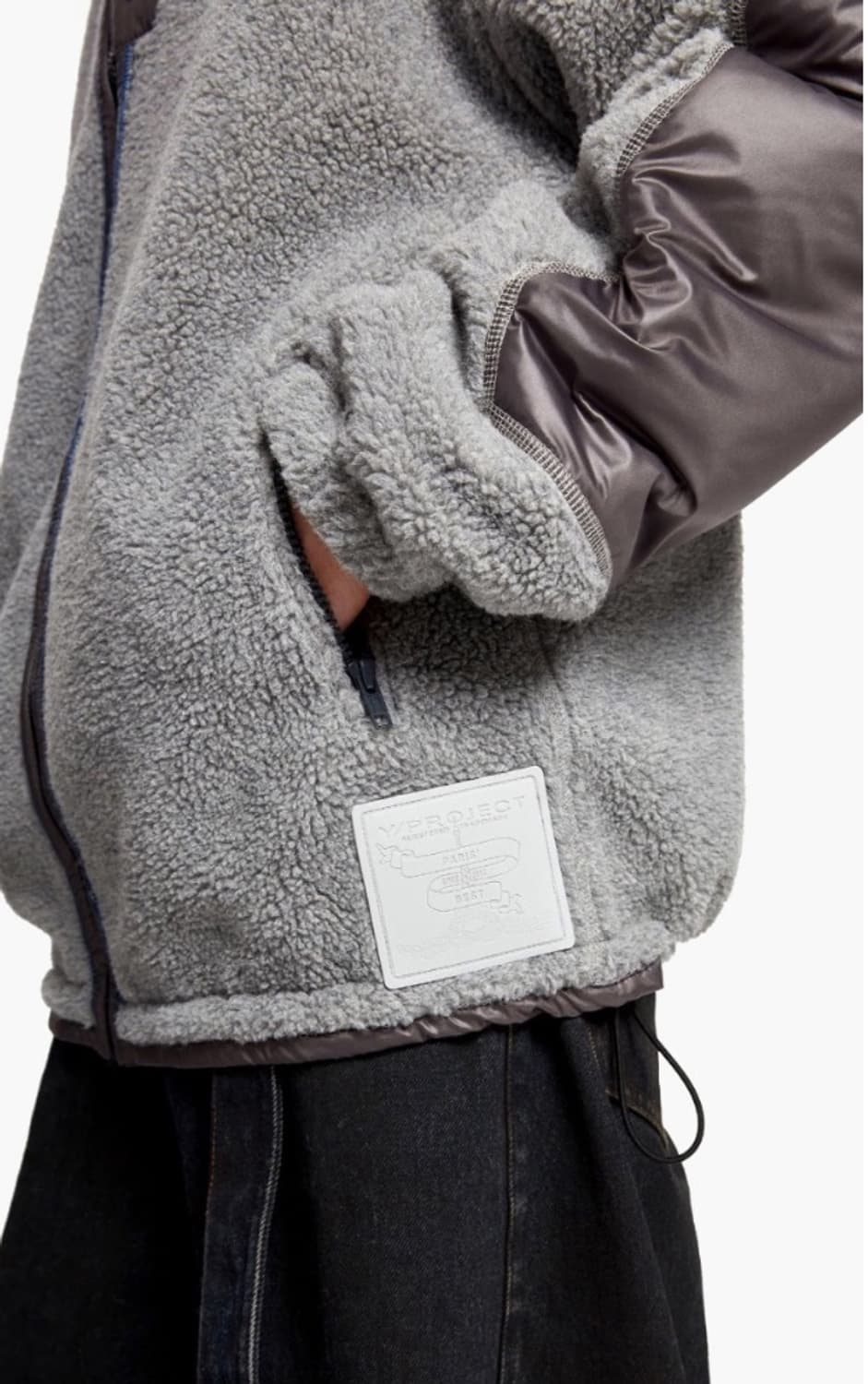 [XL] 와이프로젝트 더블카라 플리스 Y/PROJECT FLEECE 상품이미지6