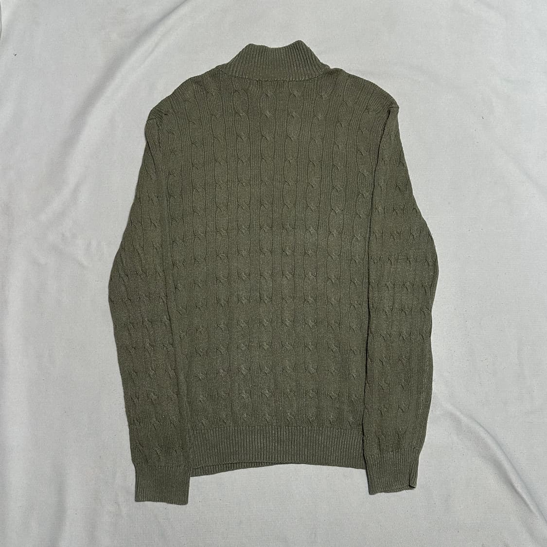 L 폴로랄프로렌 케이블 하프 반집업 니트 상품이미지3