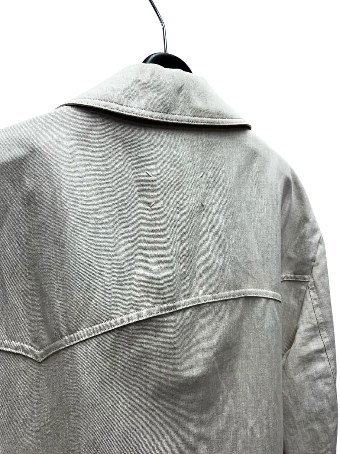 마르지엘라 밀리터리 린넨 오픈 카코트 상품이미지5