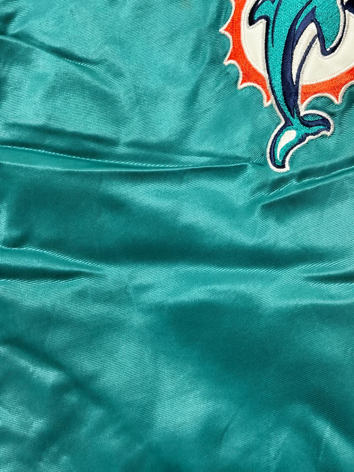 🔥 스타터(Starter) NFL 마이애미 돌핀스 사틴 자켓 상품이미지5