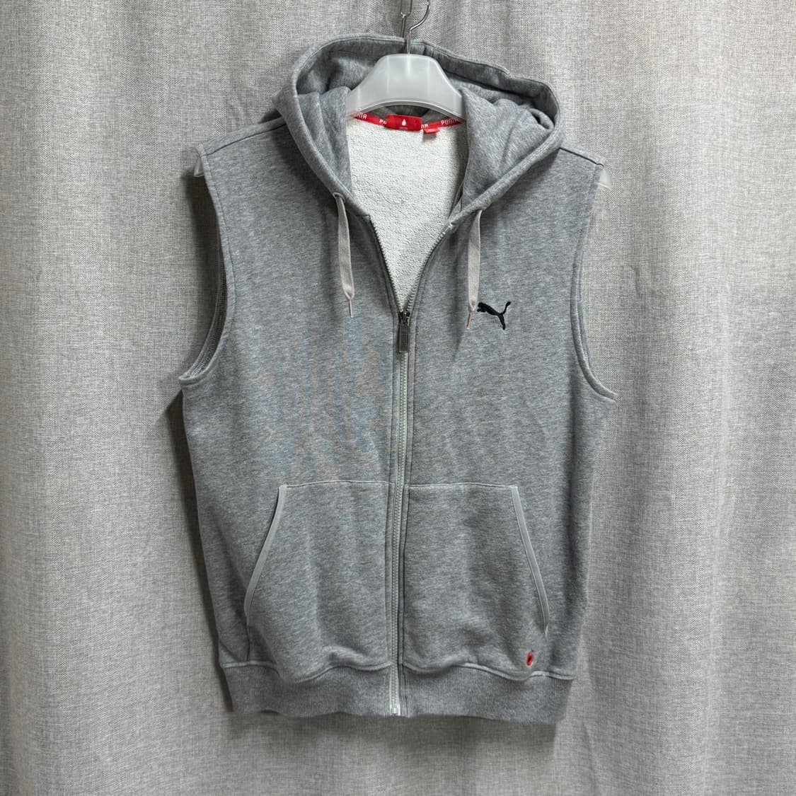 [M] 푸마(PUMA) 코튼 조끼 후드집업 베스트 상품이미지1