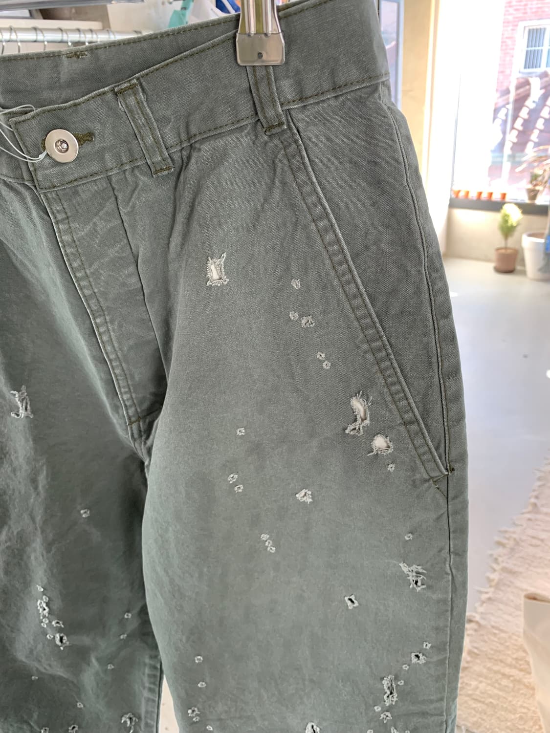 Issuethings 이슈띵즈 23a/37 데미지 워크 팬츠 상품이미지2